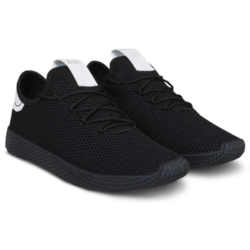 Generic Men Black Color Mesh Material Casual