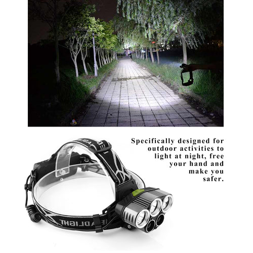 XML T6 LST LED Headlight Torch Flashlight 6 Modes